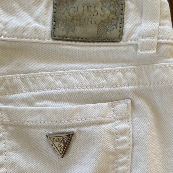 Guess White Cropped Jeans - Picture 5 of 6